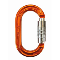 iclimb 210B-3LS 對稱性正O自動鋁合金鉤環 橘色